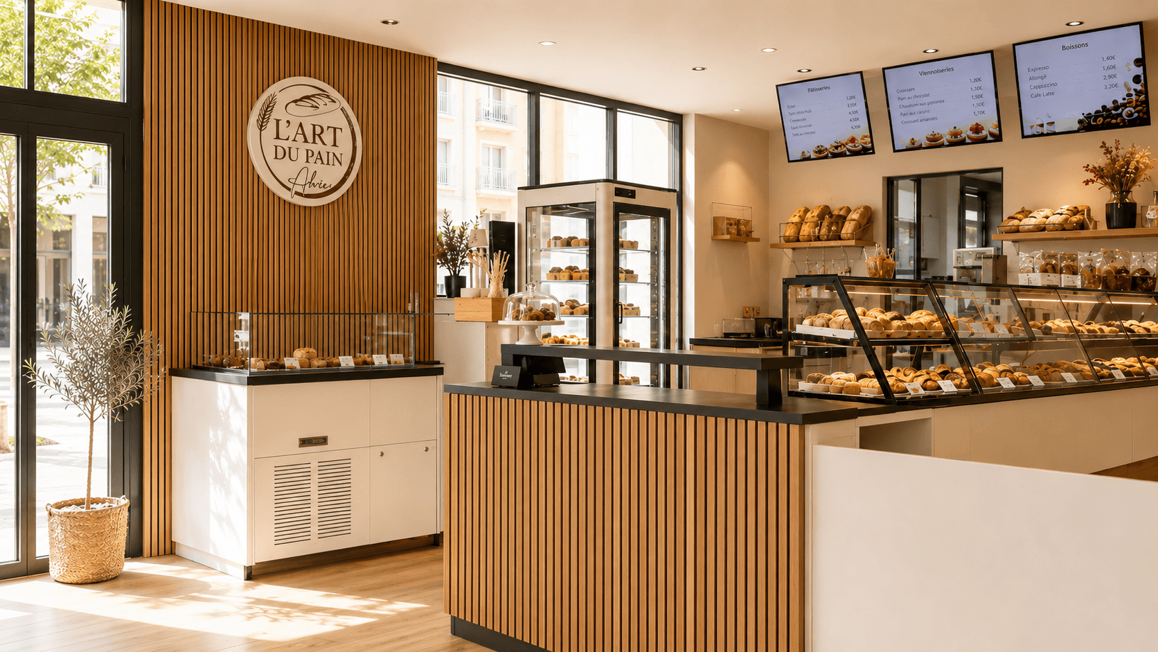 L’intérieur de la boutique L’Art du Pain à Nogent-sur-Oise