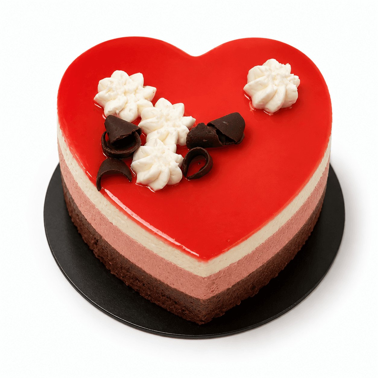 Entremets en forme de cœur réalisé par L’Art du Pain