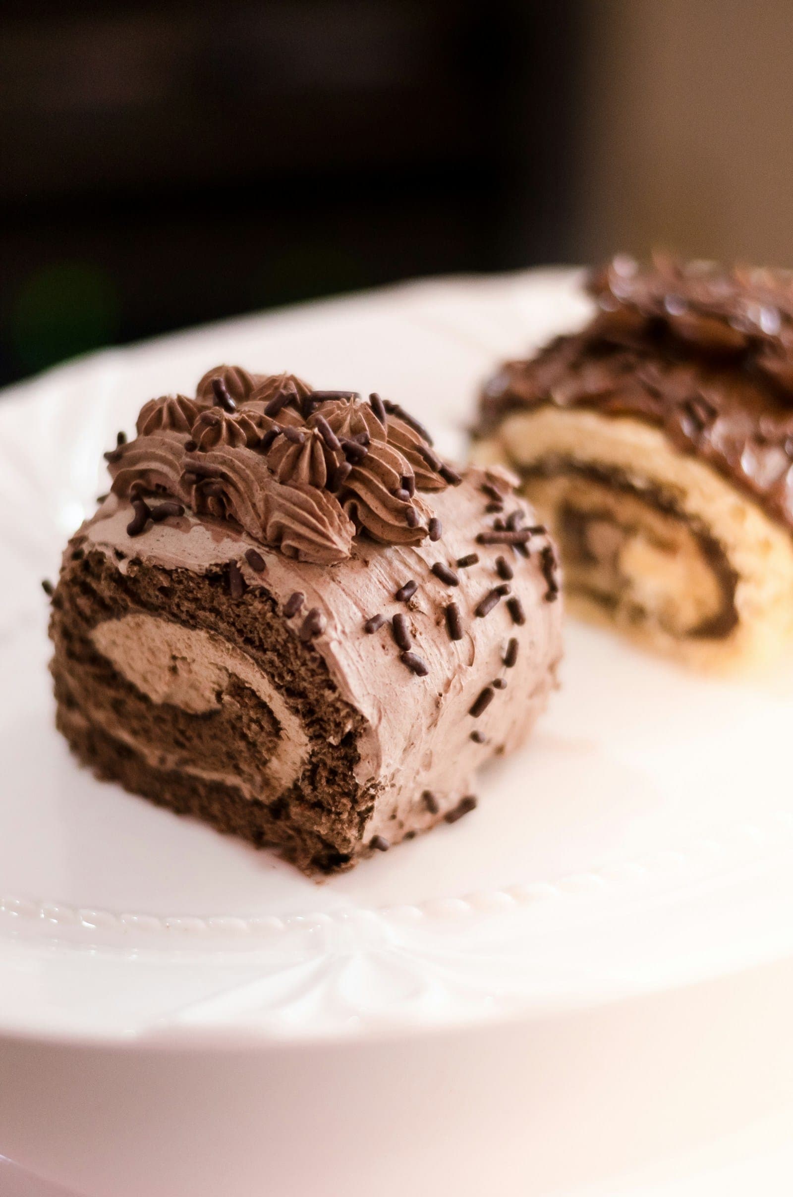 Bûche traditionnelle Café